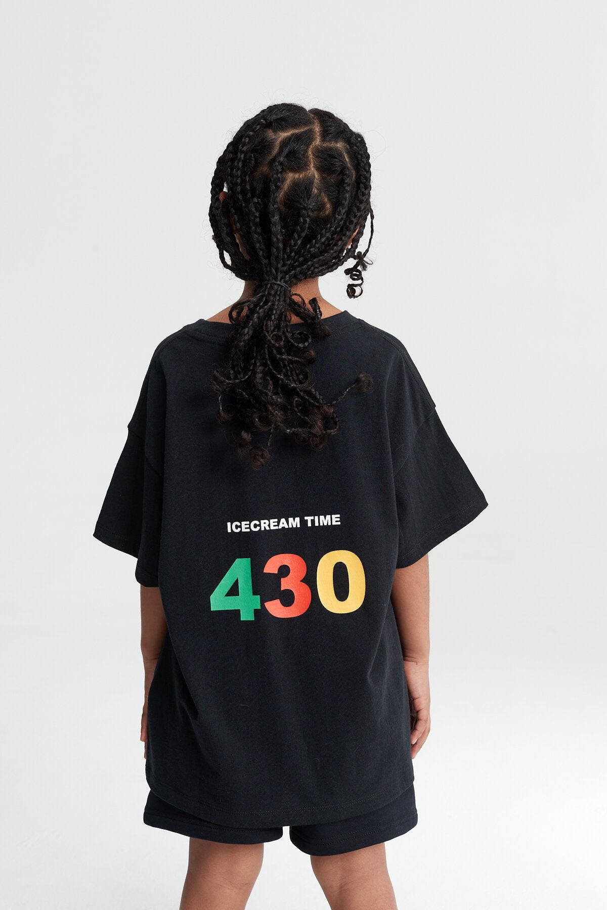 Kids Ice Cream 430 Graphic T-Shirt – 100% Cotton Oversized Screen Print Tee