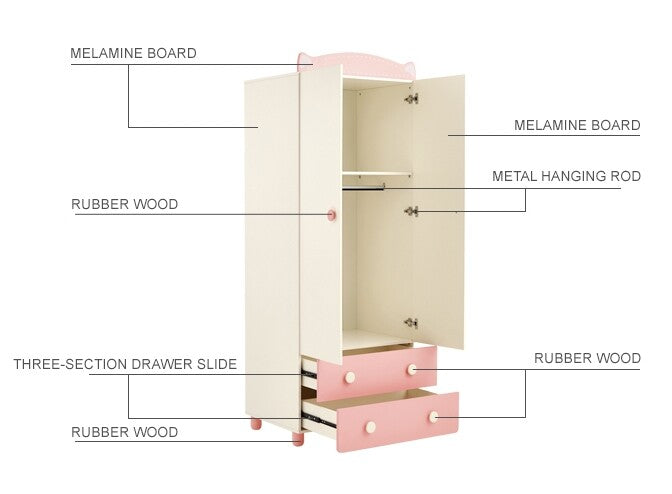 kitty cat pink wardrobe all 12