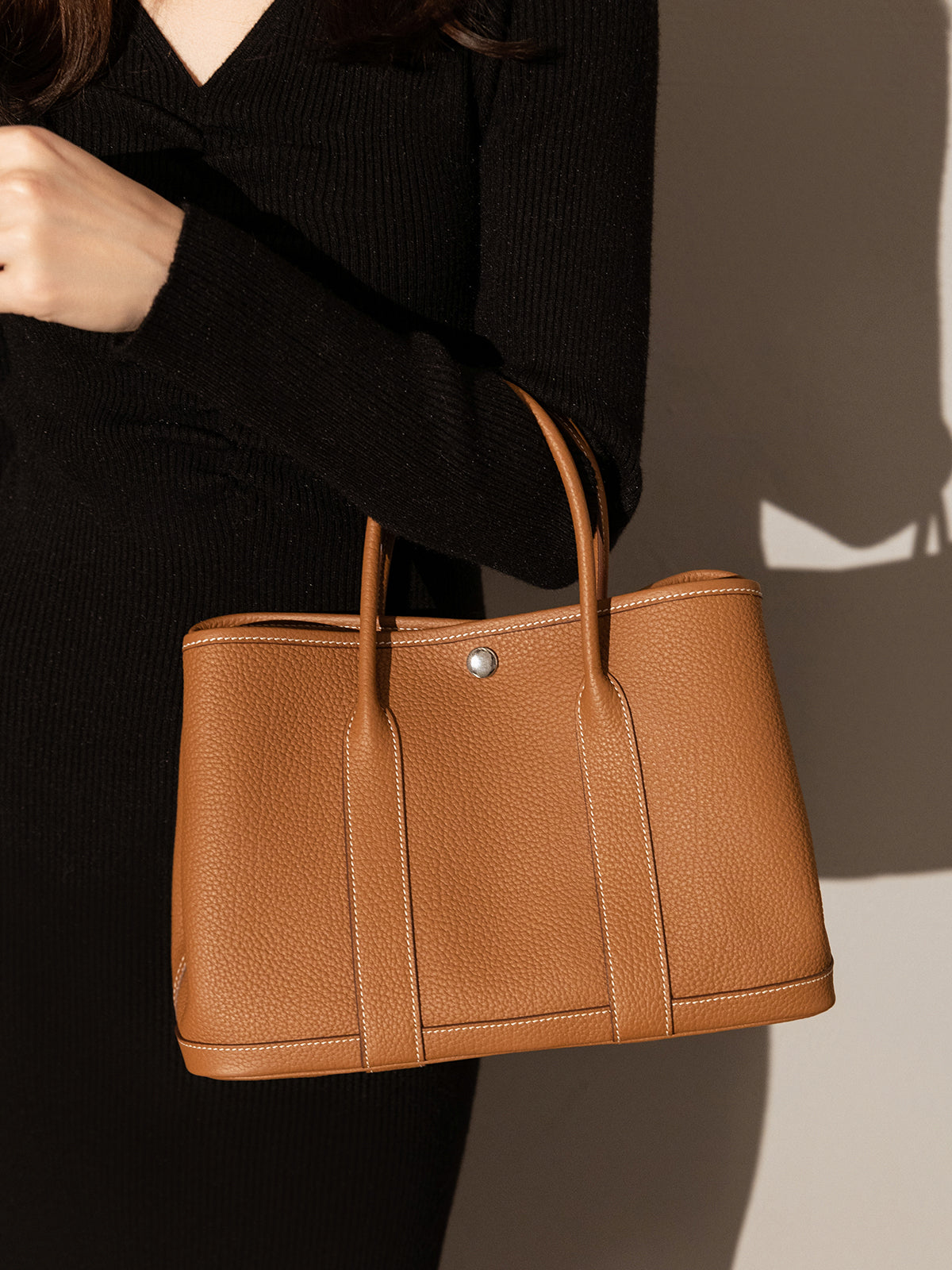 la rochelle top handle bag brown 1