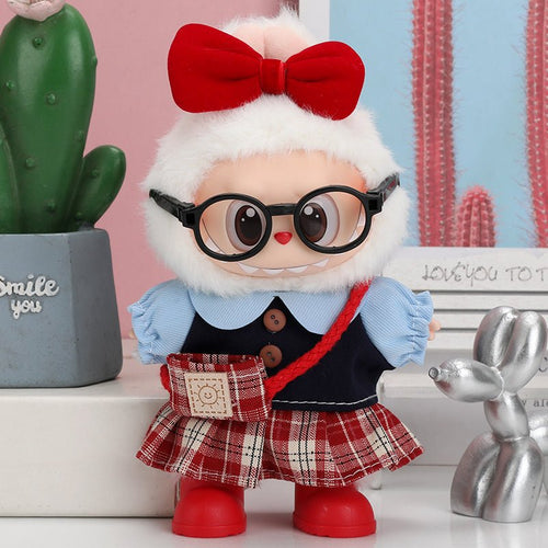 Labubu Cherry Red Girl Outfit - 0cm