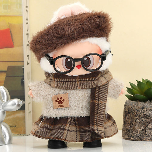 Labubu Choco Chestnut Skirt Outfit