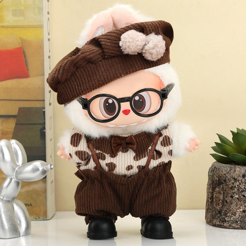 Labubu Chocolate Cow Print Top Outfit