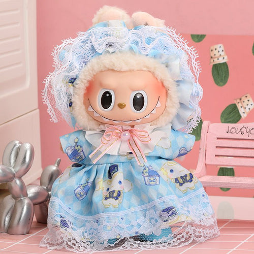 Labubu Sky Blue Princess Outfit - 0cm