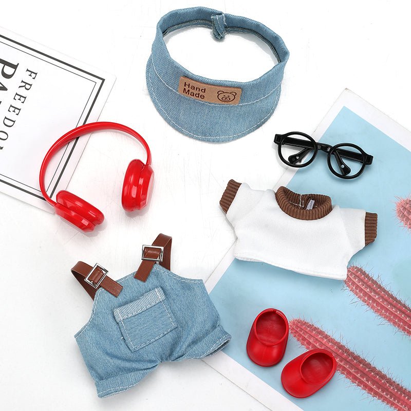 Labubu Urban Blue Denim Boy Outfit