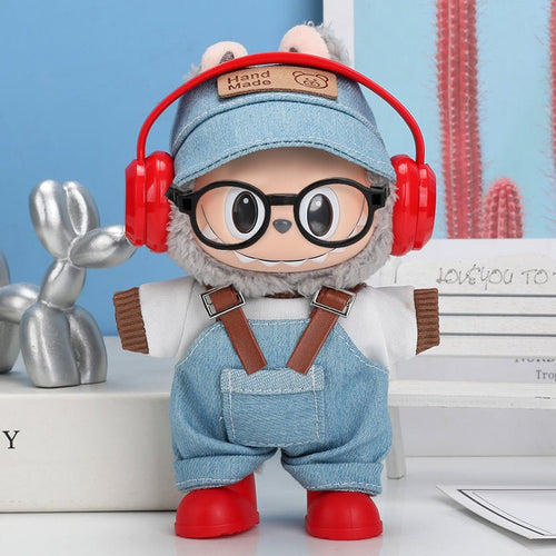 Labubu Urban Blue Denim Boy Outfit - 0cm