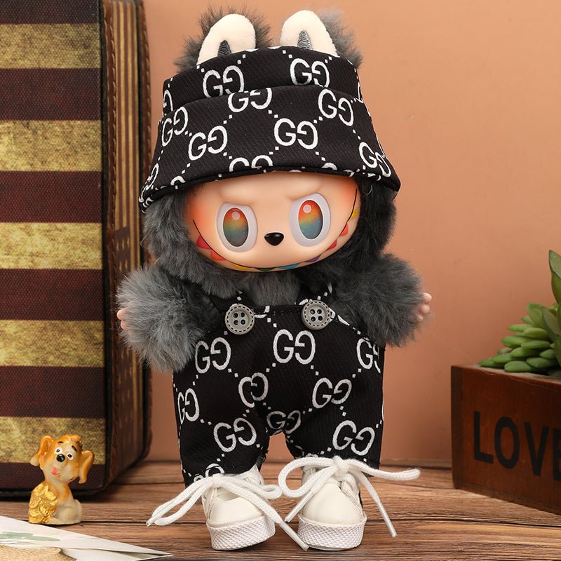Labubu Vogue Monogram Overalls Outfit - 0cm