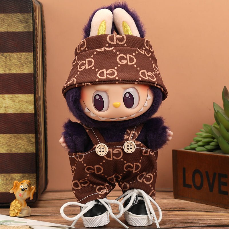 Labubu Vogue Monogram Overalls Outfit - 0cm