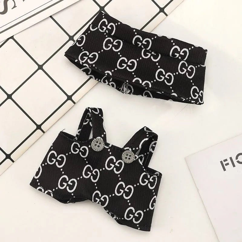 Labubu Vogue Monogram Overalls Outfit - 0cm