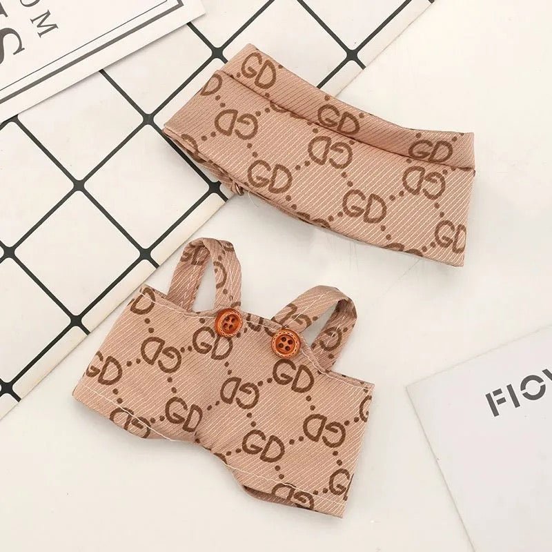 Labubu Vogue Monogram Overalls Outfit - 0cm