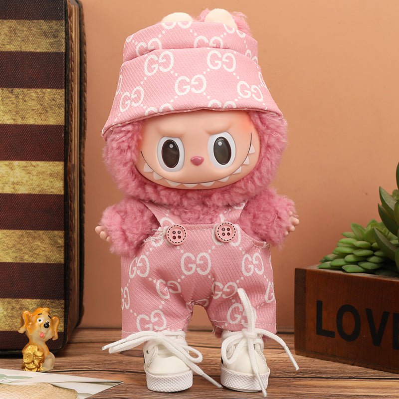 Labubu Vogue Monogram Overalls Outfit - 0cm