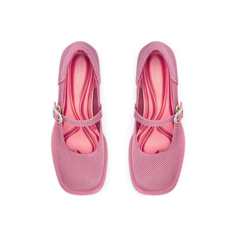 Lafayette Square Toe Block Heel Mary Jane Pumps - 0cm