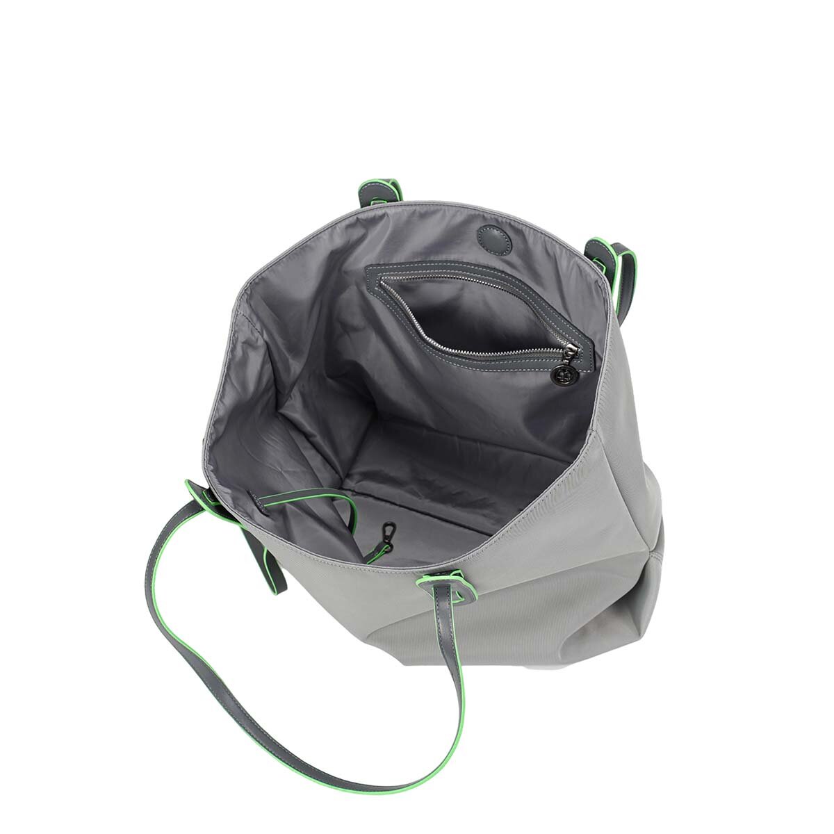 Large Water-Resistant Nylon Tote Bag 2-in-1 Set – Lightweight Commuter Shoulder Bag with Removable Zip Pouch