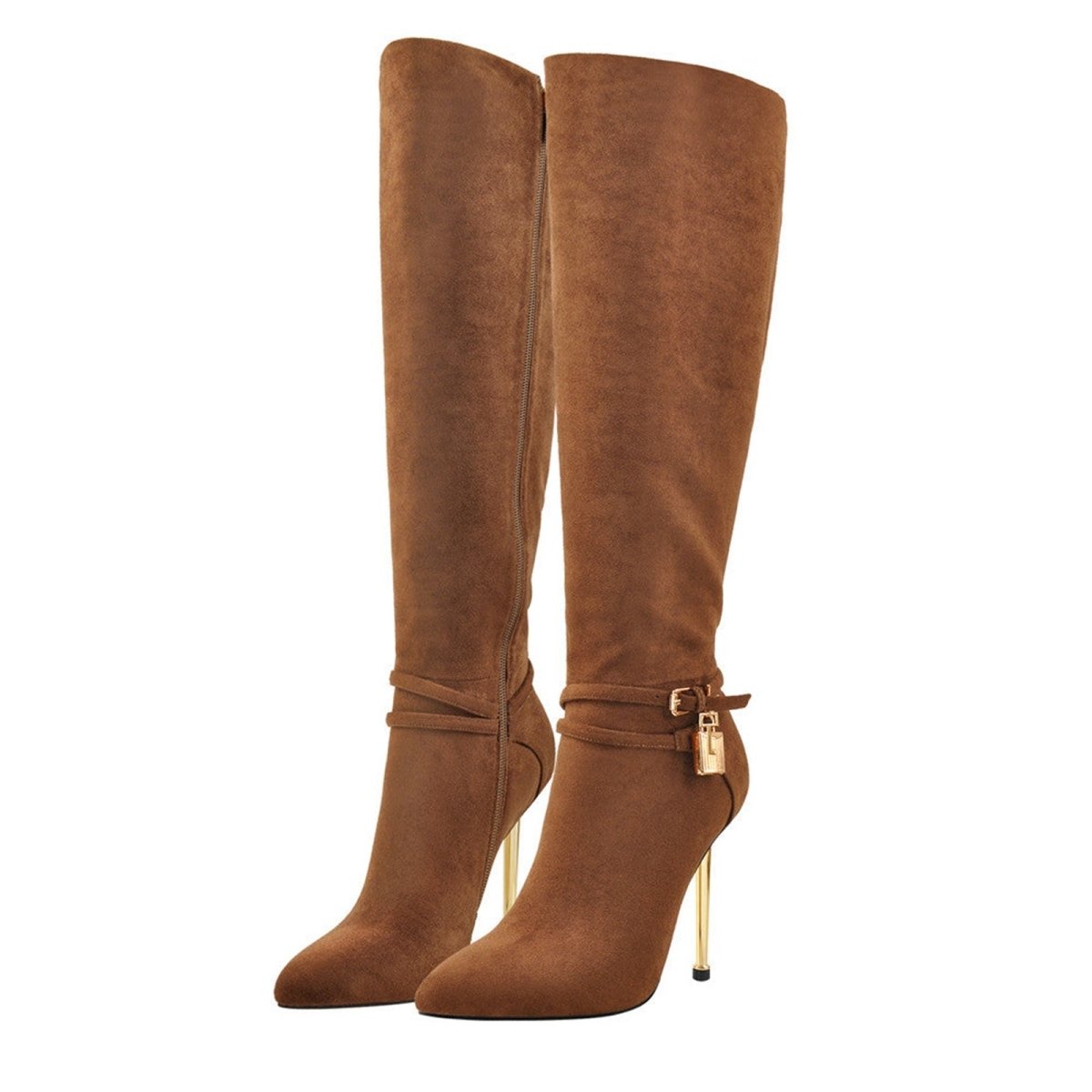 lavish - brown - suede - pointed - toe - knee - high - boots_all_brown_4.jpg