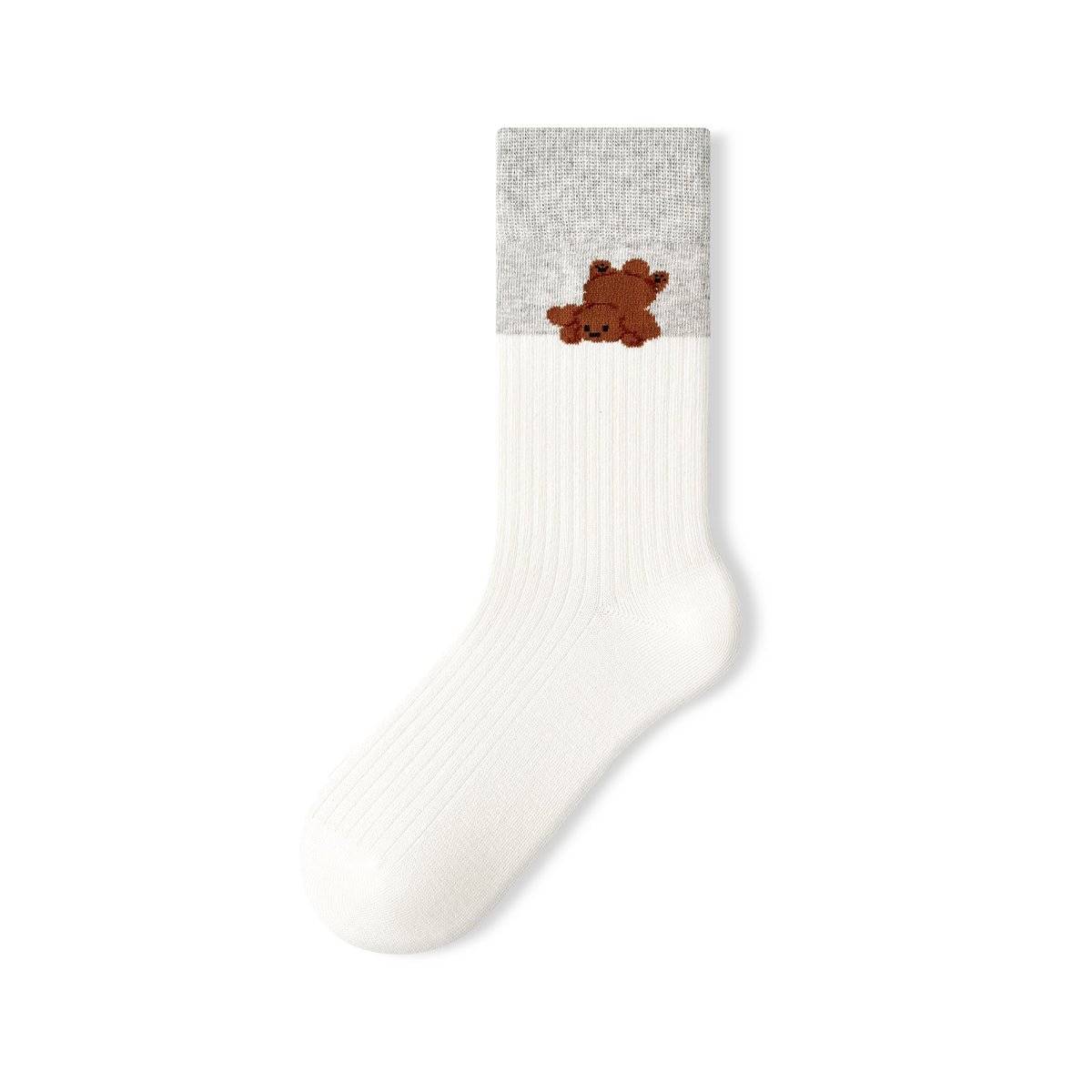 Lazy Dog Kawaii Animal Mid - Calf Socks – Women's 5 - Pair All - Season Crew Set