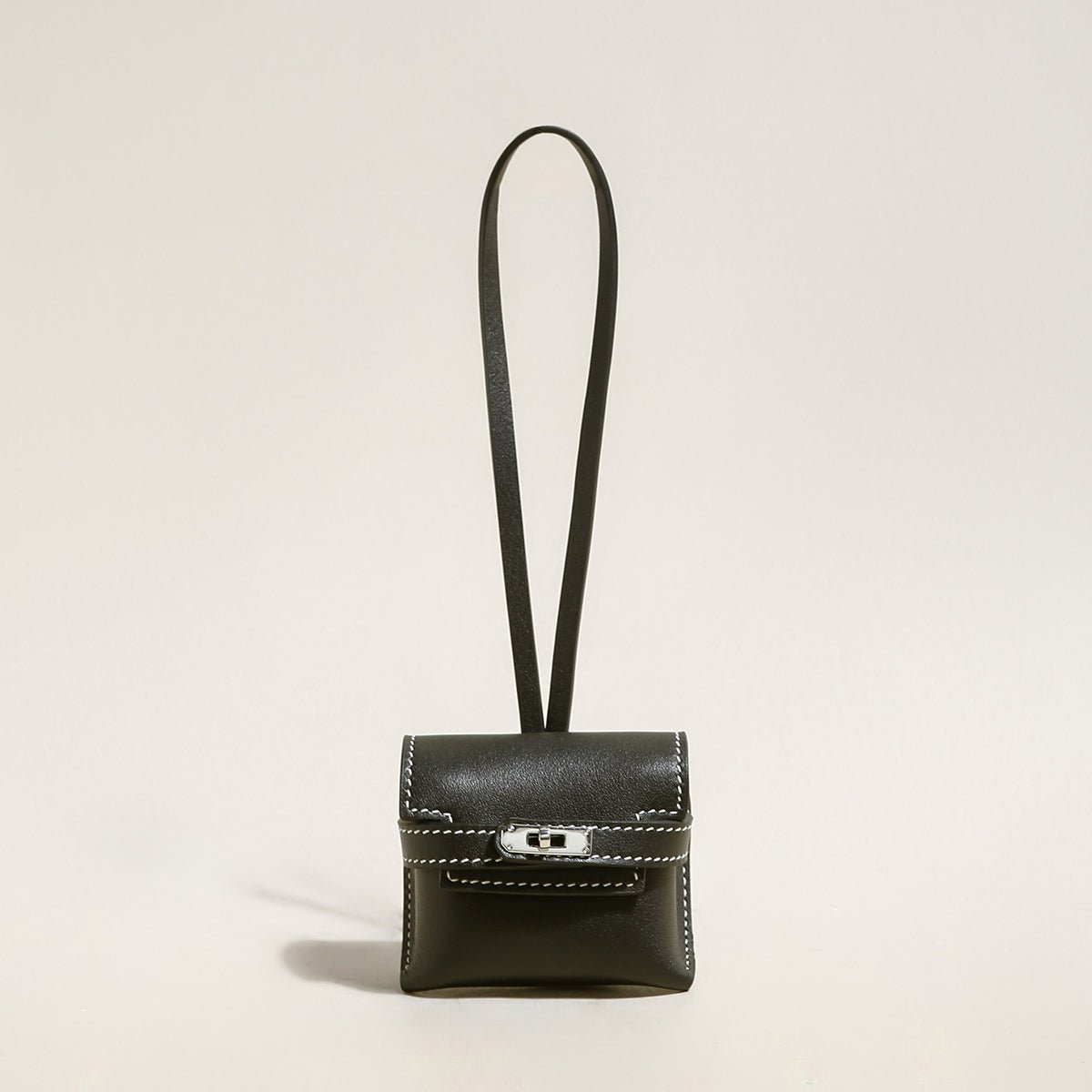 Leather Crafted Airpods Case Wrist Pouch - 0cm