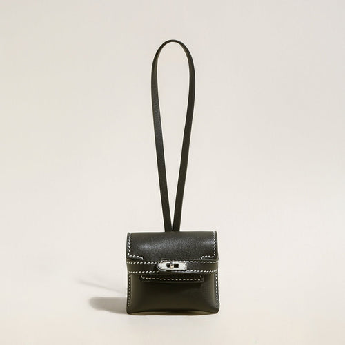 Leather Crafted Airpods Case Wrist Pouch - 0cm