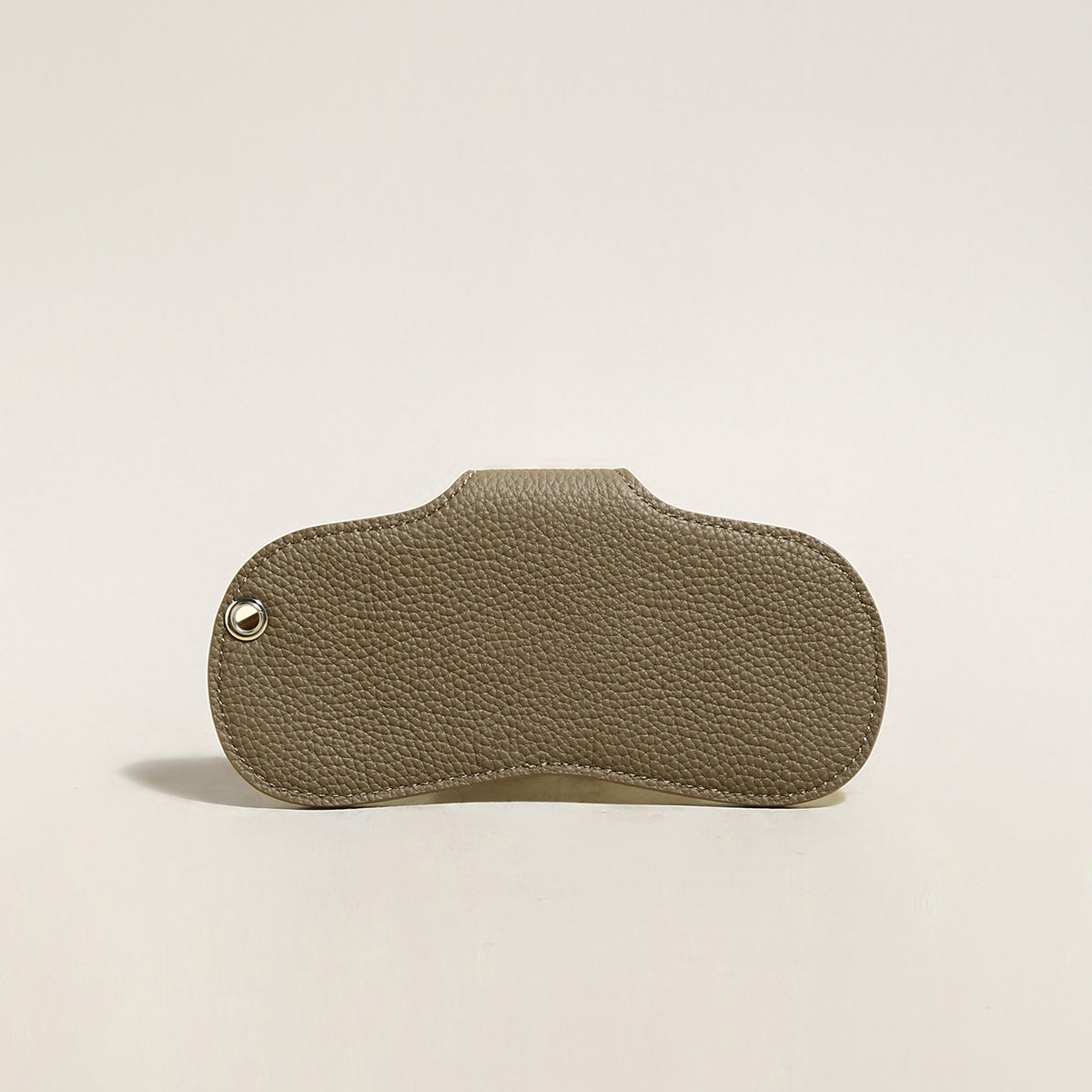 leather crafted sunglasses wrist pouch mocha 3