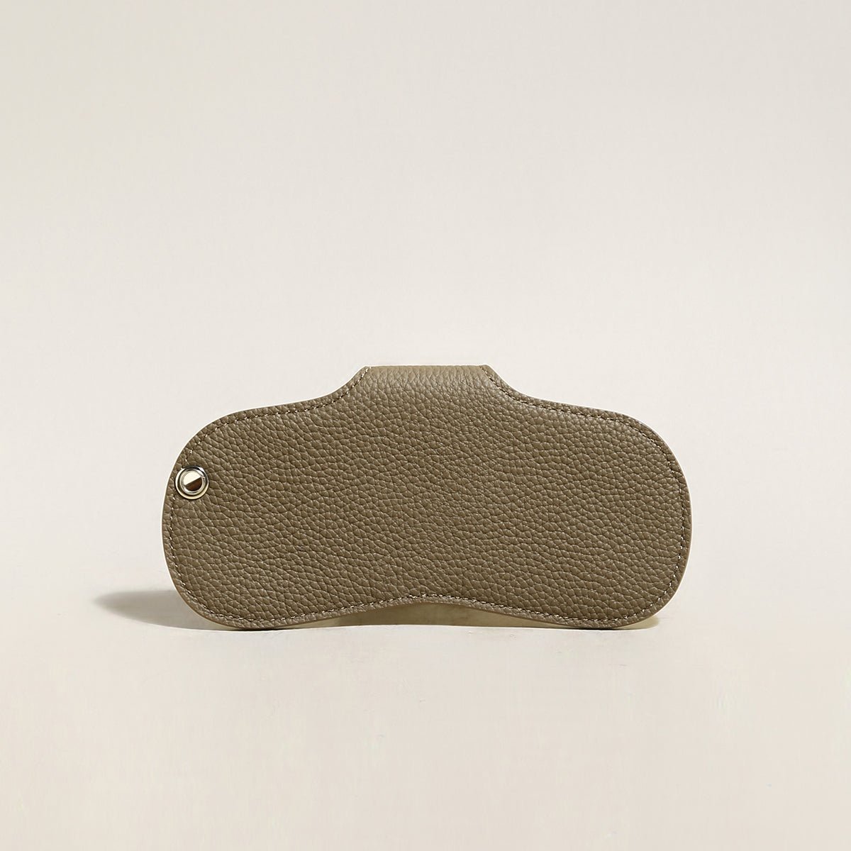 Leather Sunglasses Wrist Pouch – Top-Grain Cowhide Eyewear Case with Detachable Strap
