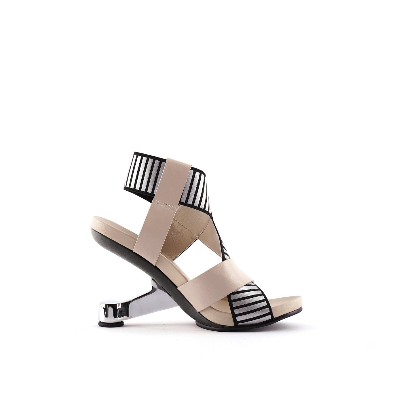 leather wrap strap sandals all apricot 3