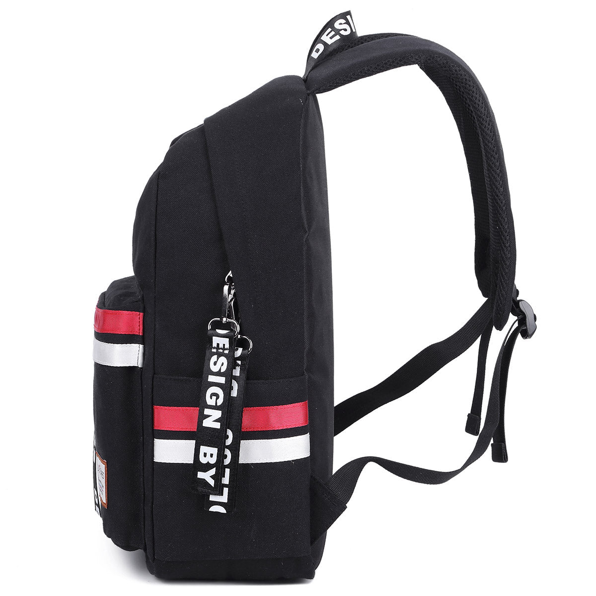 Leisure Waterproof Striped Backpack - 0cm