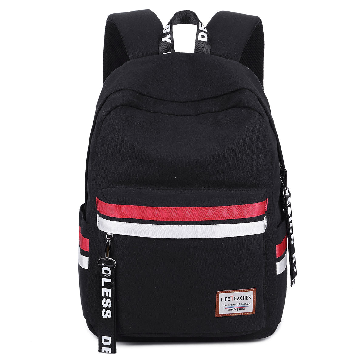Leisure Waterproof Striped Backpack