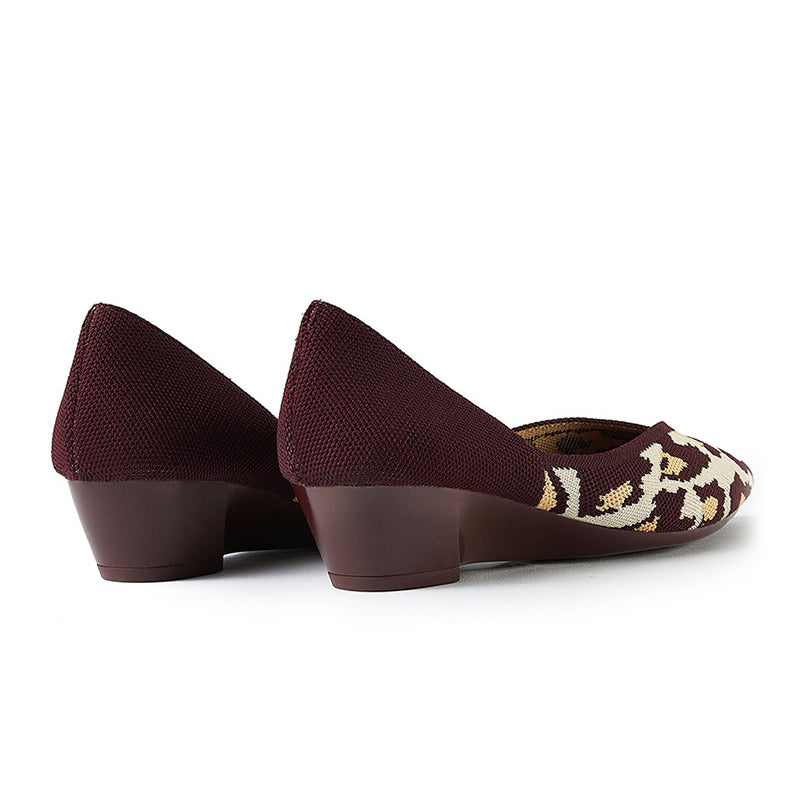 leopard print pointed toe princess flats all chocolate 3
