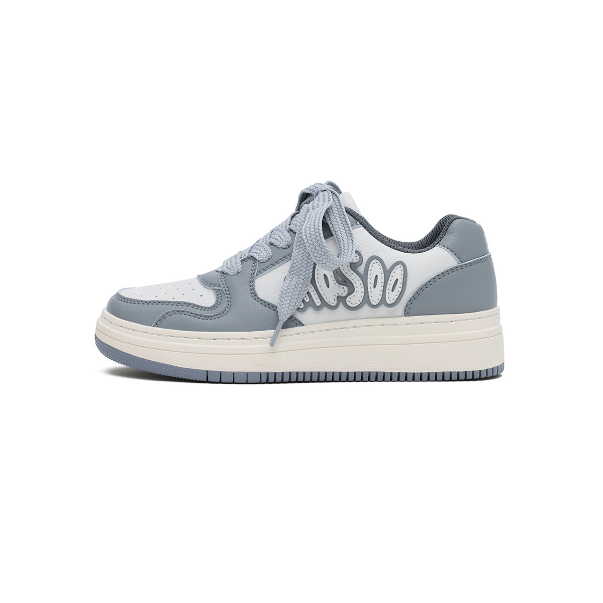 light platform sneakers all grey 1