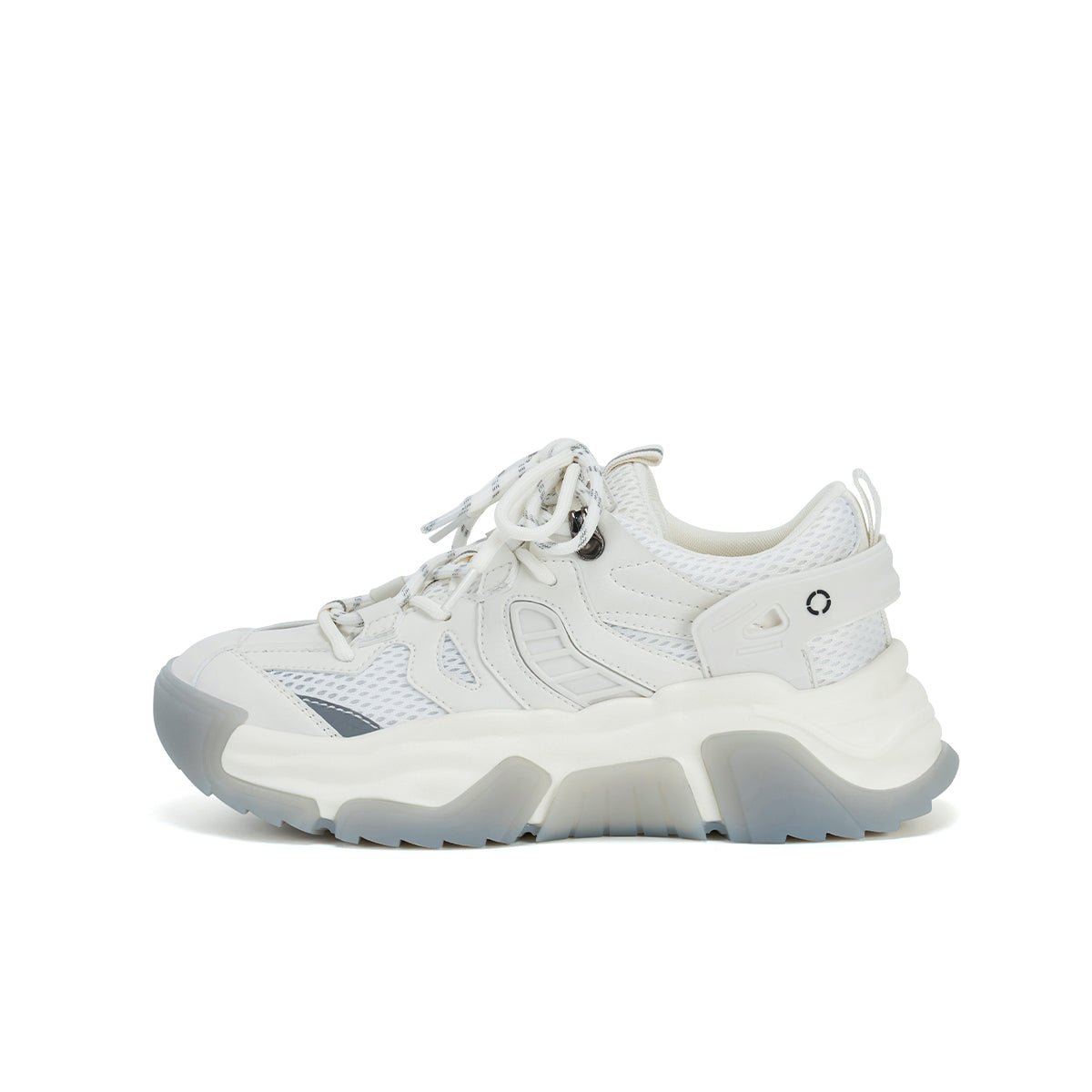 lightweight platform white running shoes all white 1