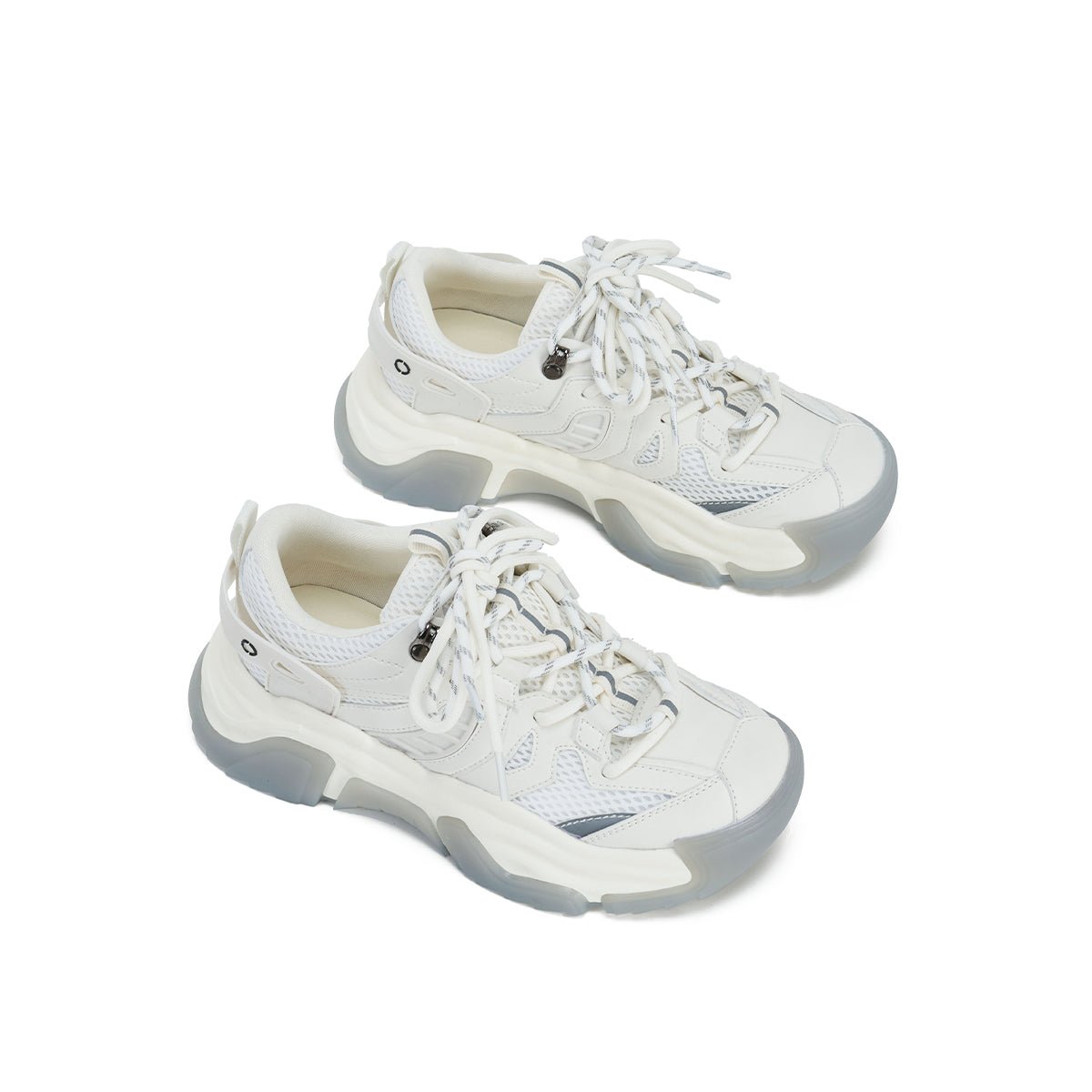 lightweight platform white running shoes all white 2