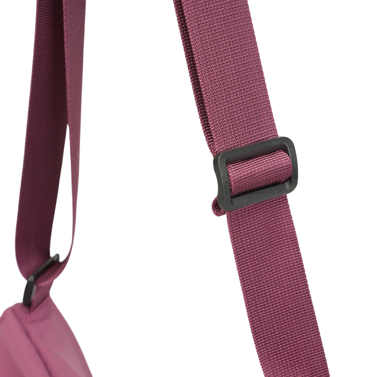 Lightweight Recycled Nylon Flap Crossbody Bag – Eco-Friendly Dual-Zip Shoulder Purse