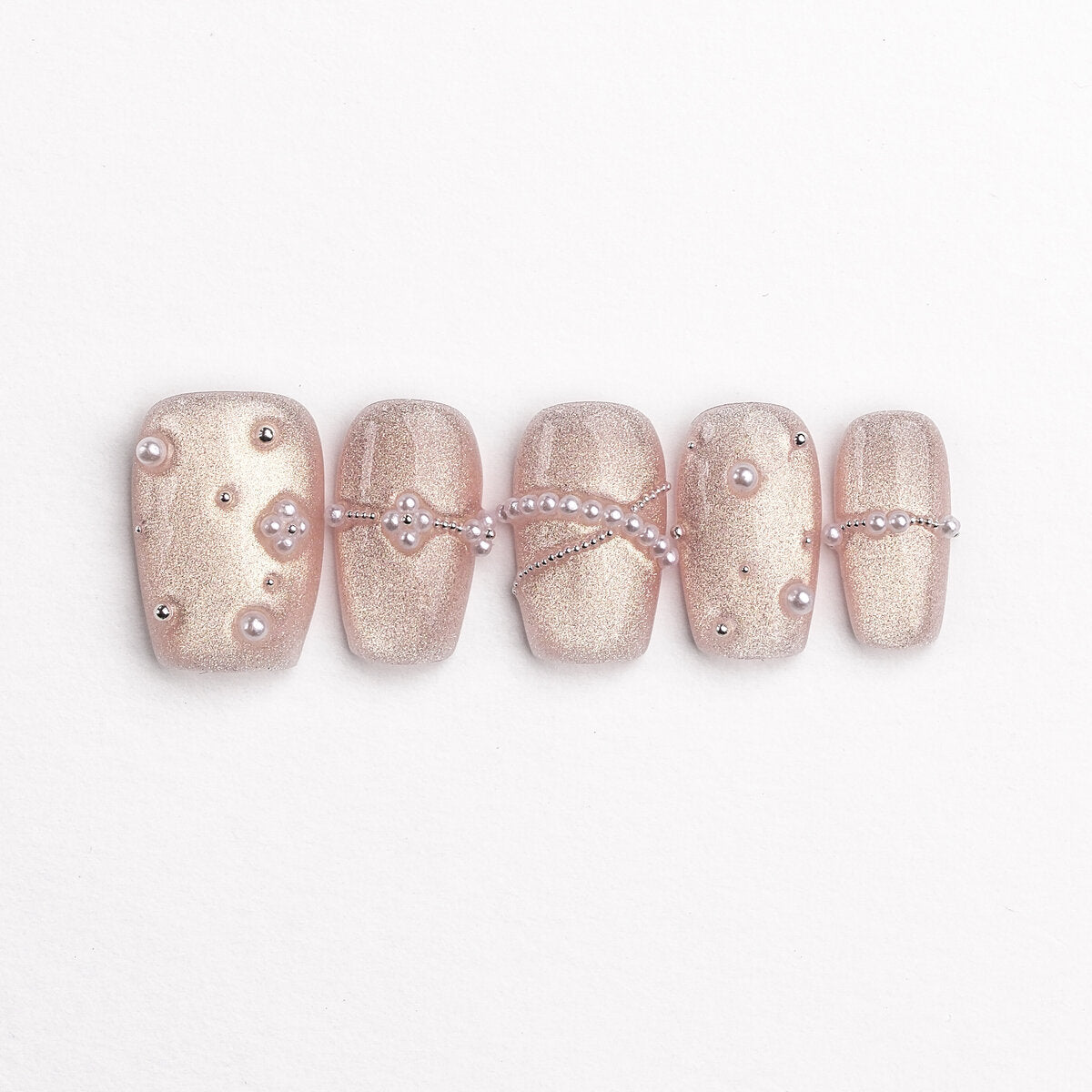 Lilac Rain 3D Press-On Nails