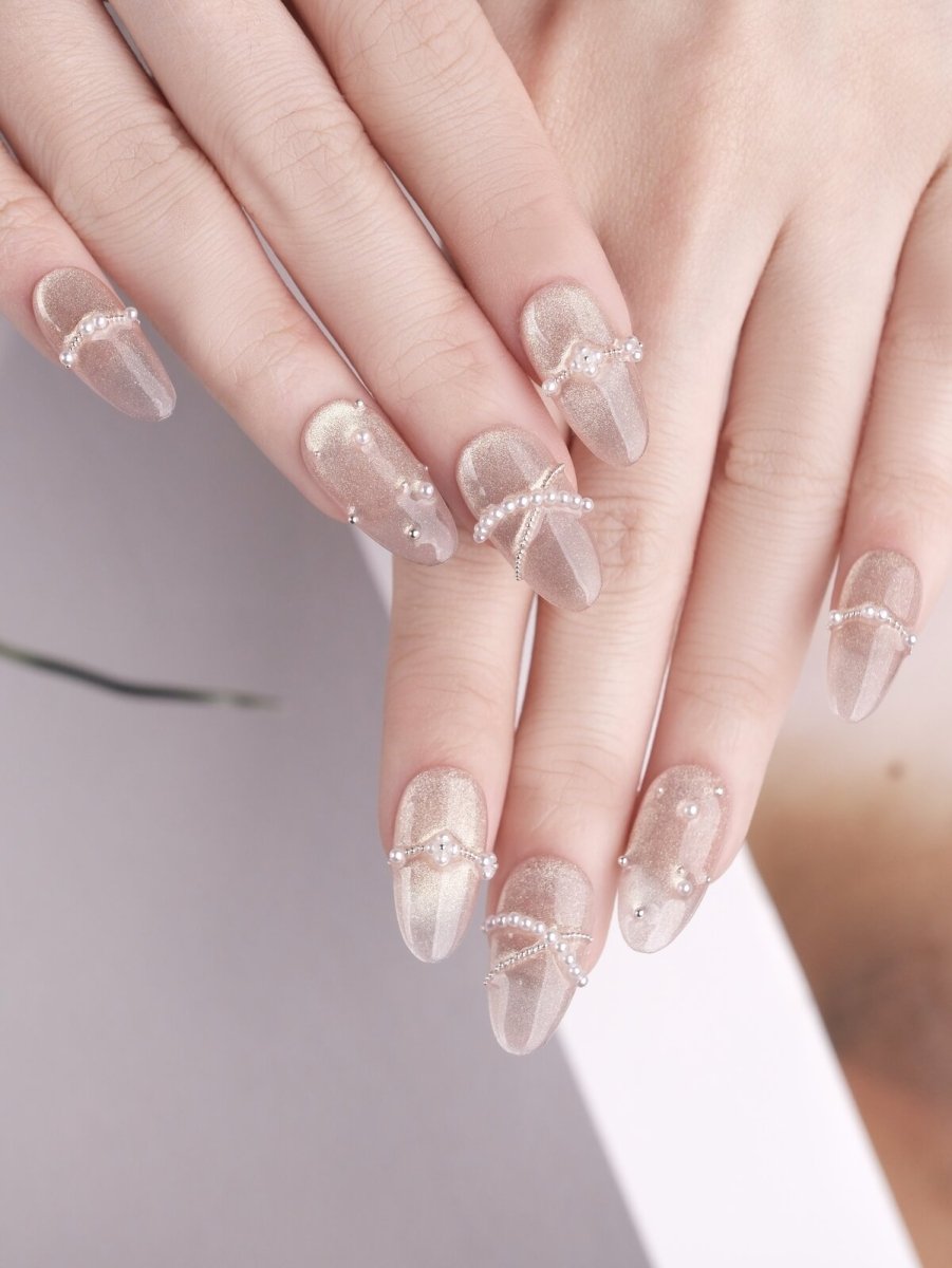 Lilac Rain 3D Press-On Nails