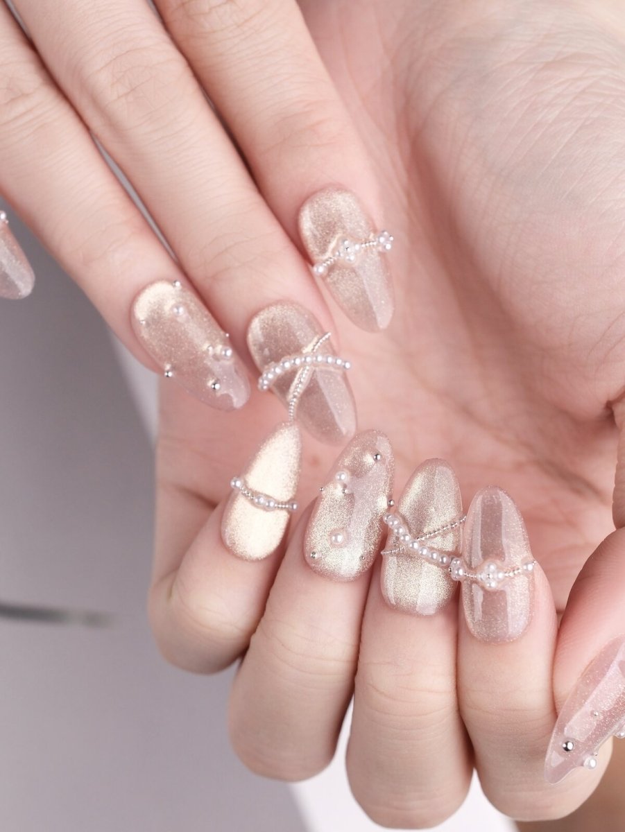 Lilac Rain 3D Press-On Nails
