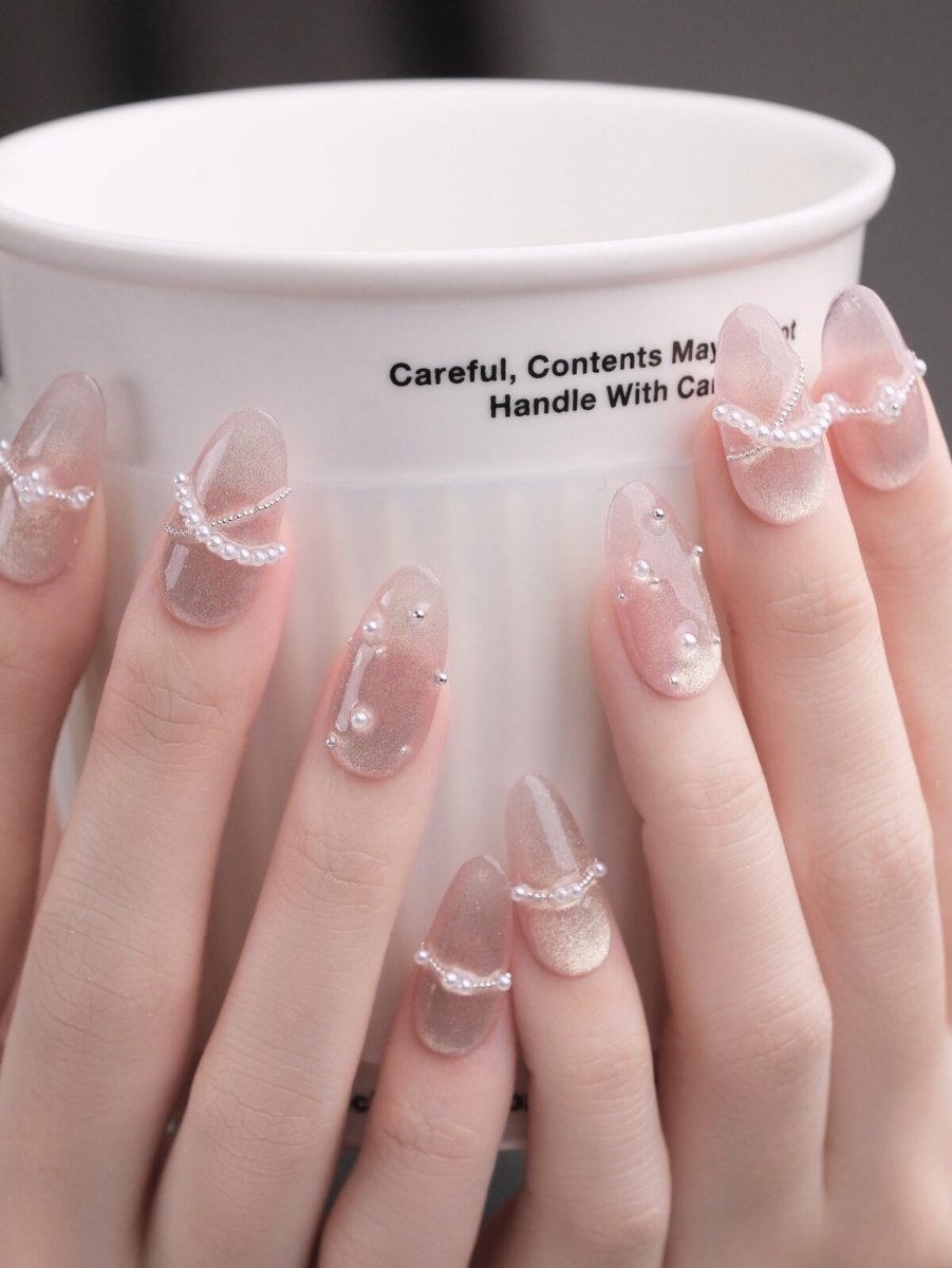 Lilac Rain 3D Press-On Nails