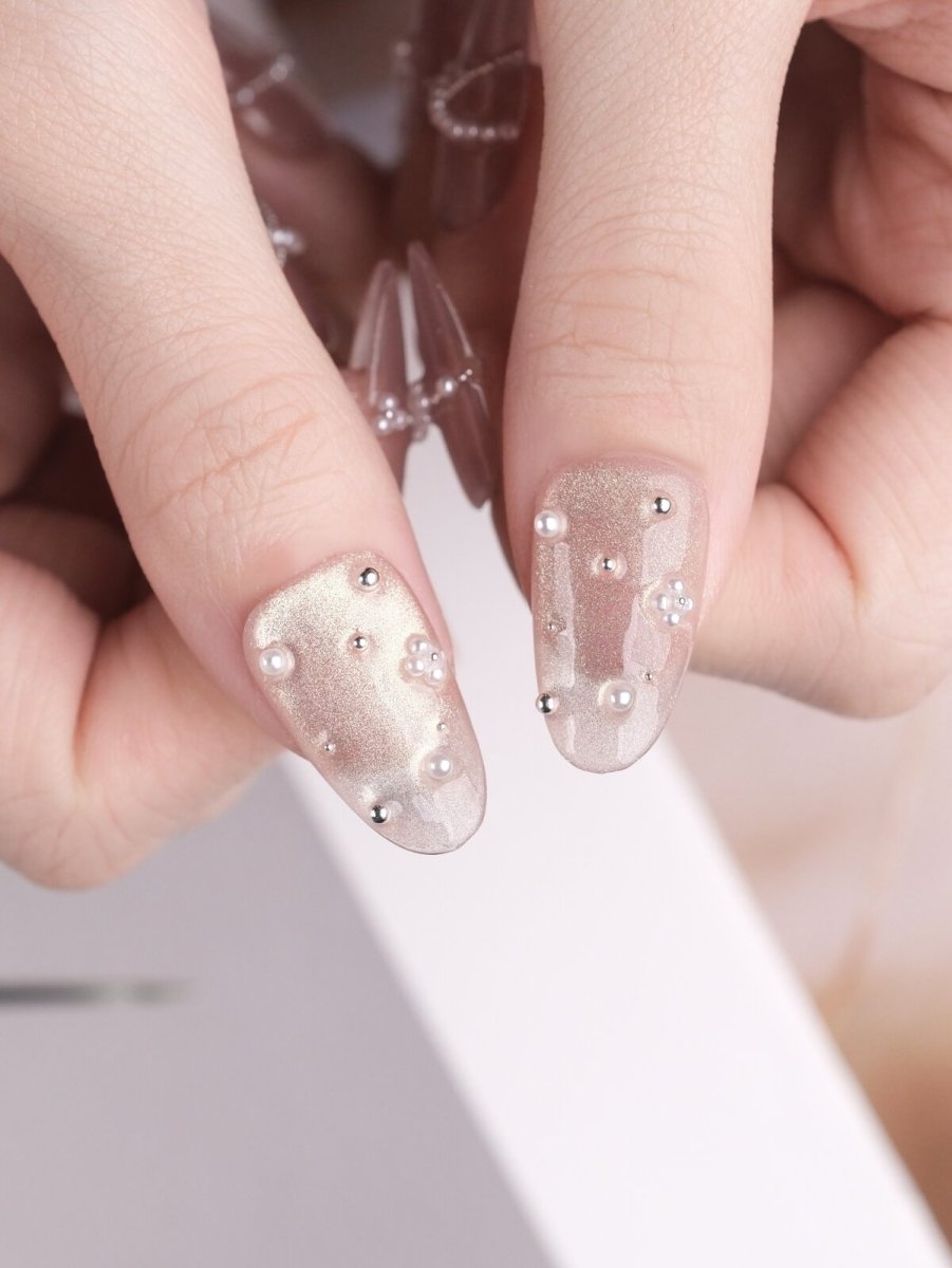 Lilac Rain 3D Press-On Nails