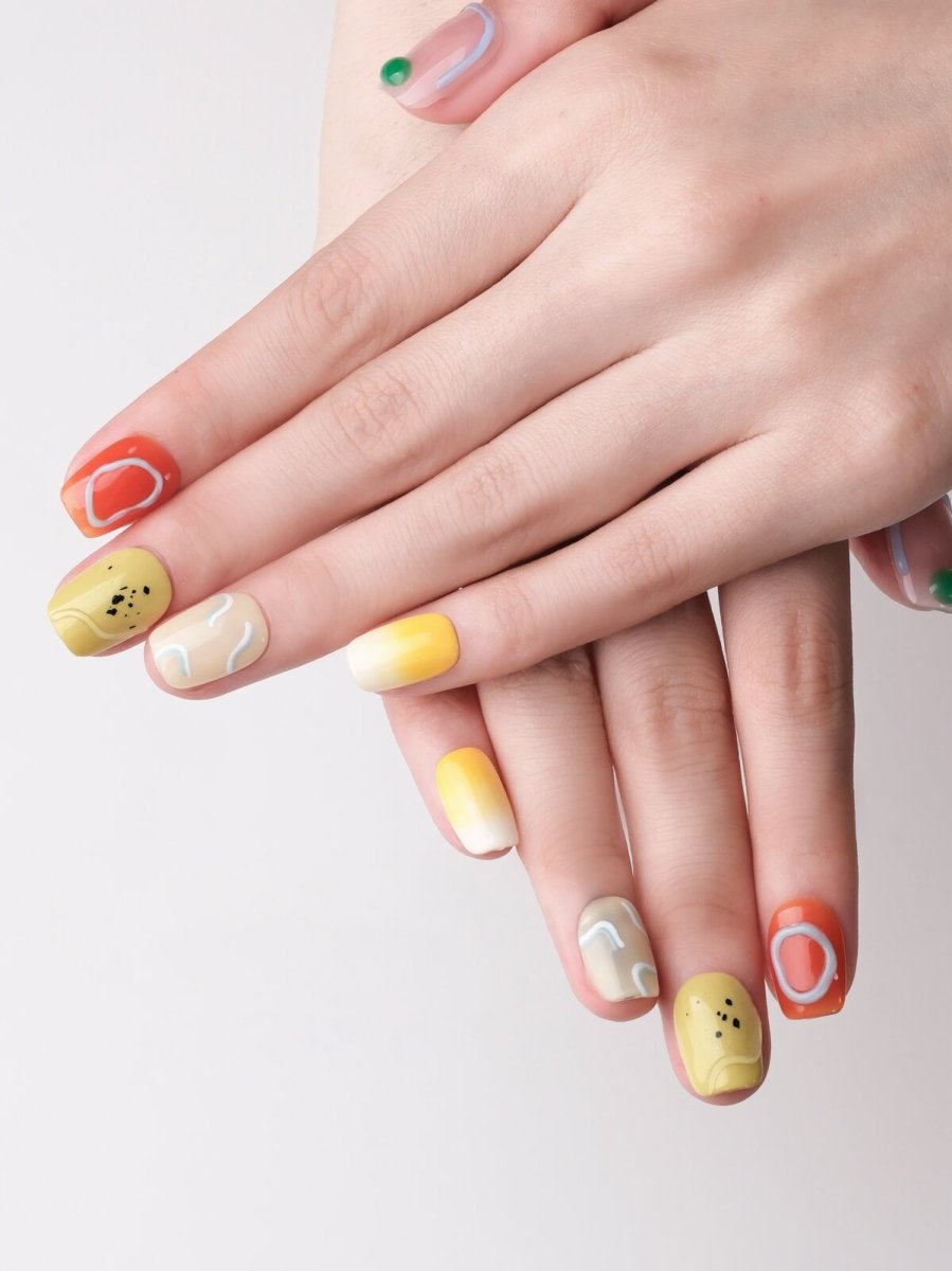 Lime Rain Alley 3D Press-On Nails