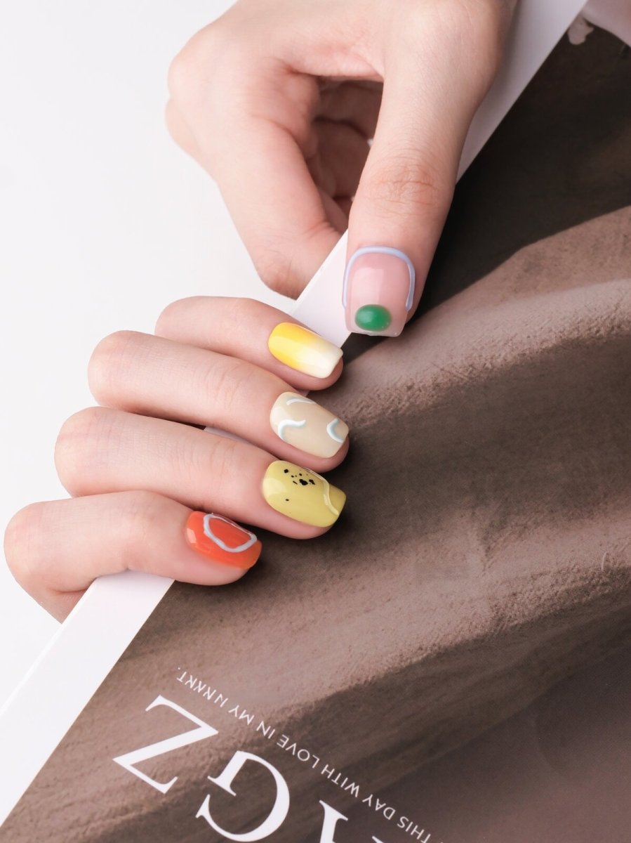 Lime Rain Alley 3D Press-On Nails