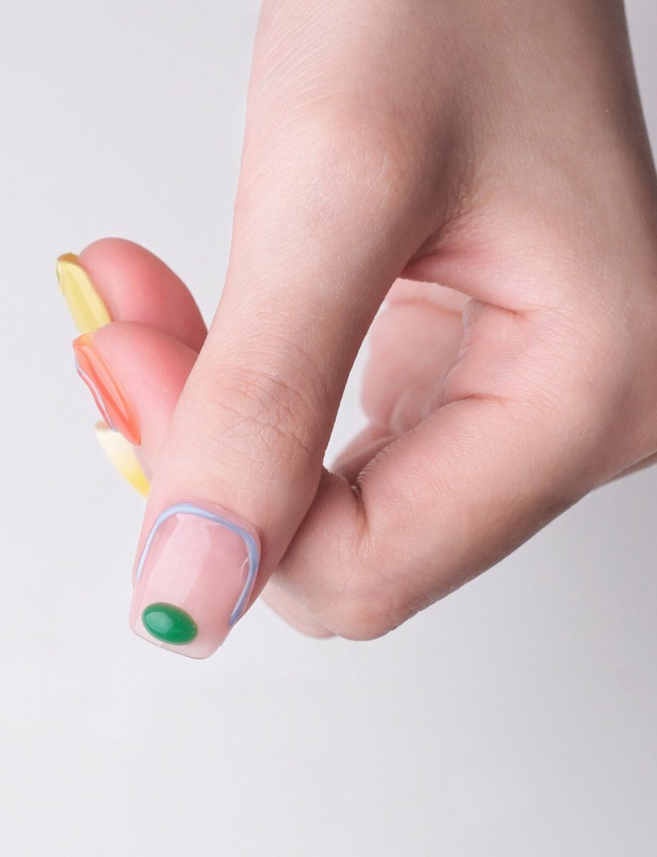 Lime Rain Alley 3D Press-On Nails