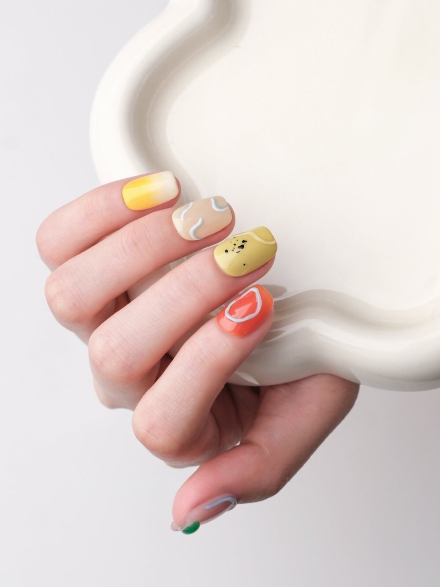 Lime Rain Alley 3D Press-On Nails