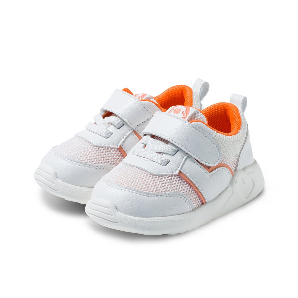 little baby girl non slip pre walker sneakers all white 2