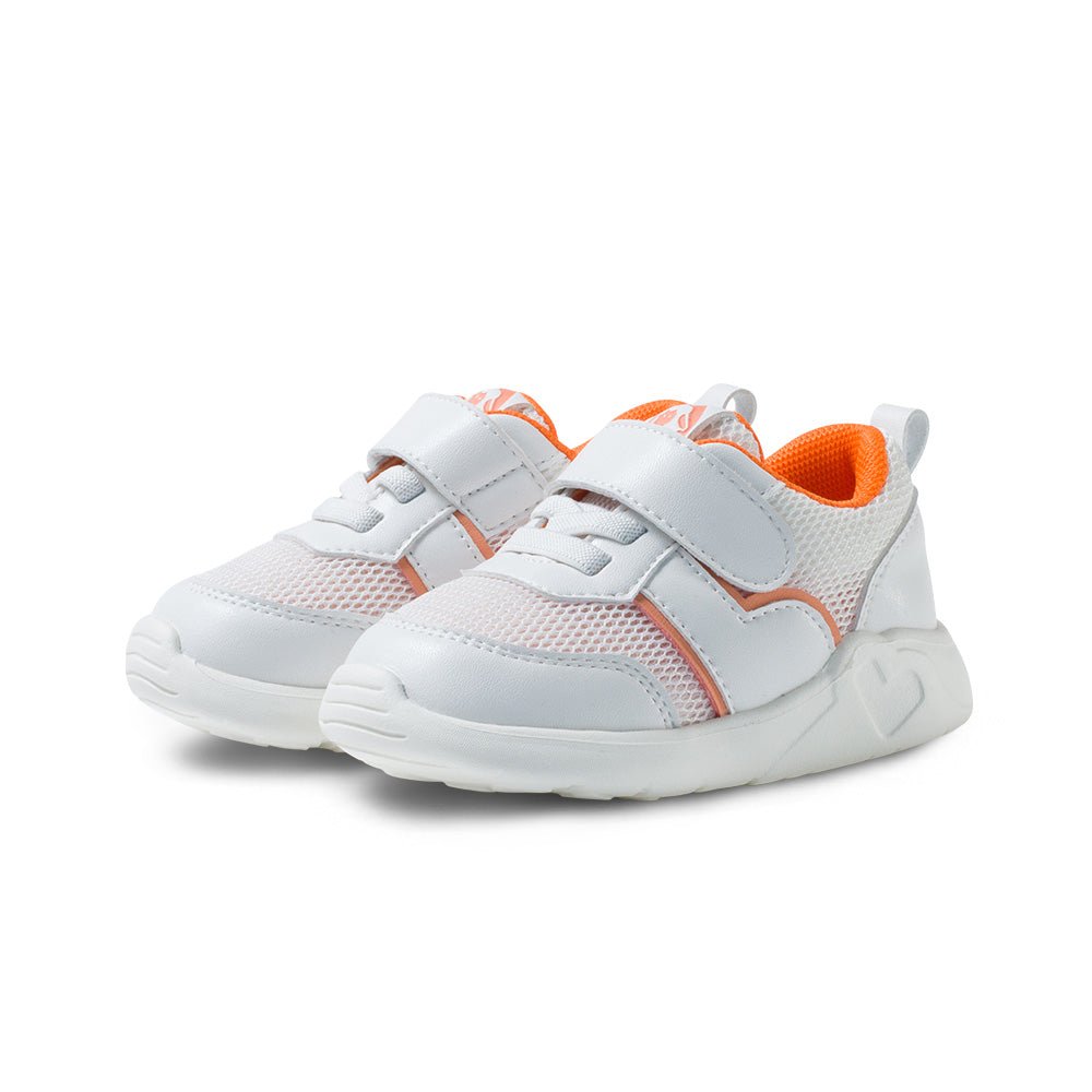 little baby girl non slip pre walker sneakers all white 3