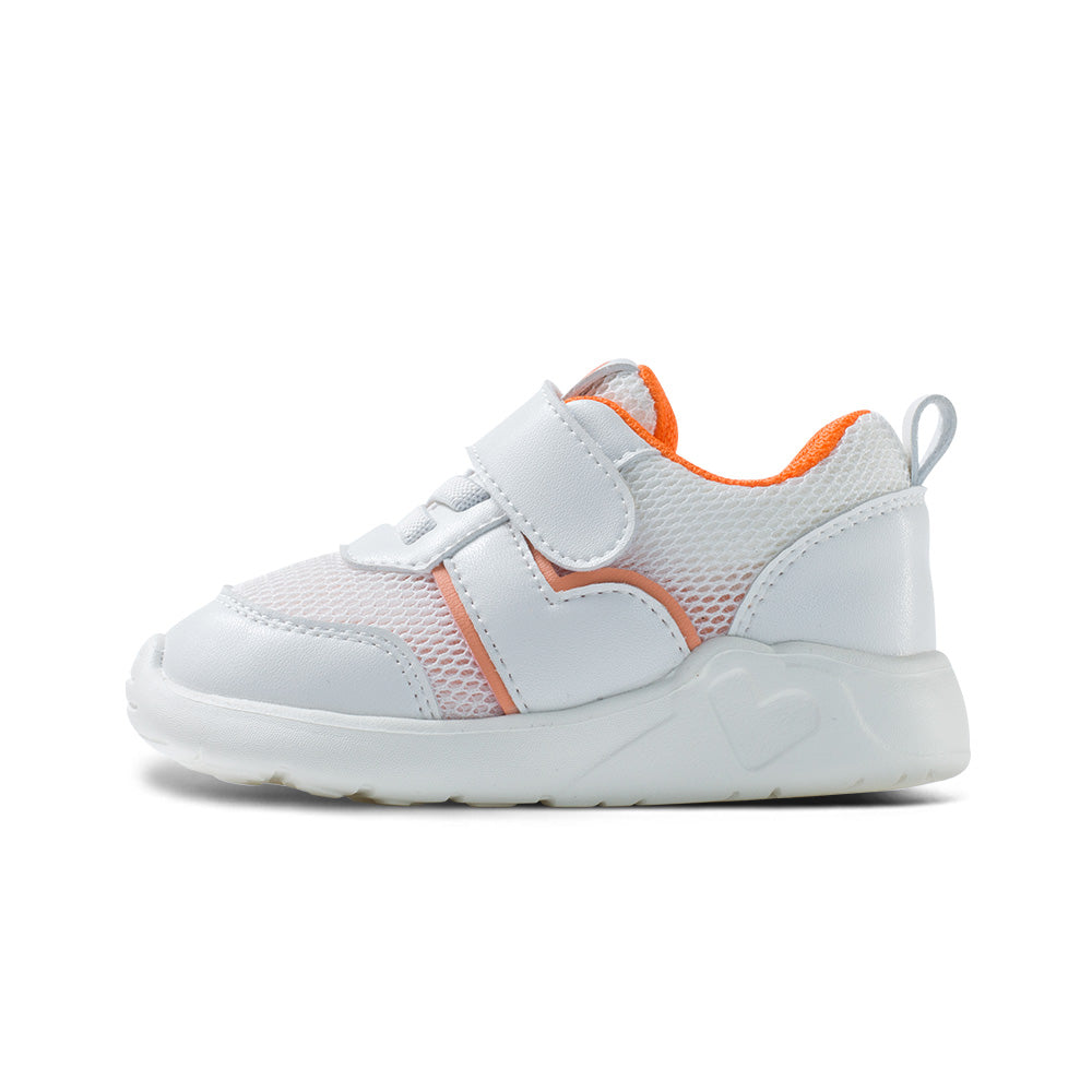little baby girl non slip pre walker sneakers all white 1