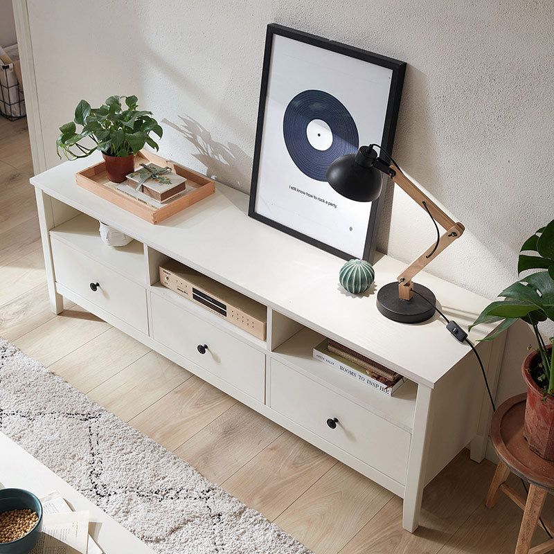 little cube nordic tv cabinet rack 1.5m white 3