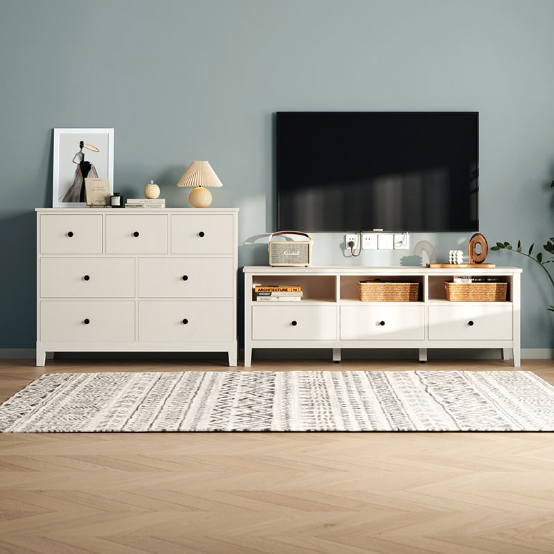 little cube nordic tv cabinet rack 1.5m white 5