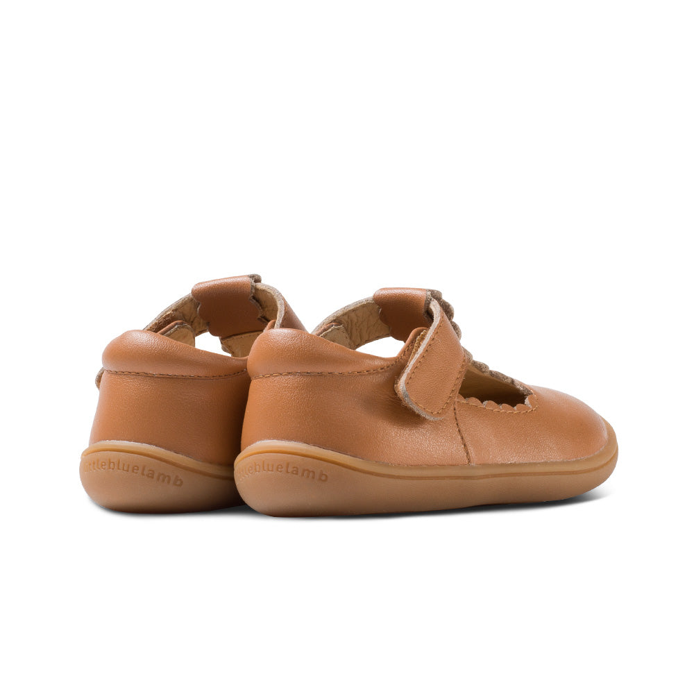 little princess pre walker t bar shoes all camel 4