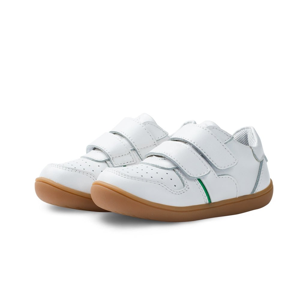 lola soft sole pre walker sneakers all white 3