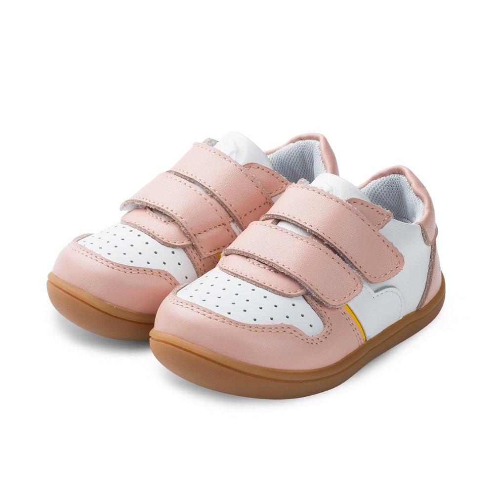 lola soft sole pre walker sneakers all pink 2