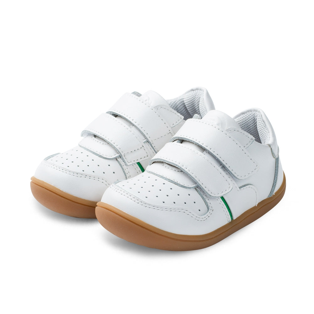 lola soft sole pre walker sneakers all white 2