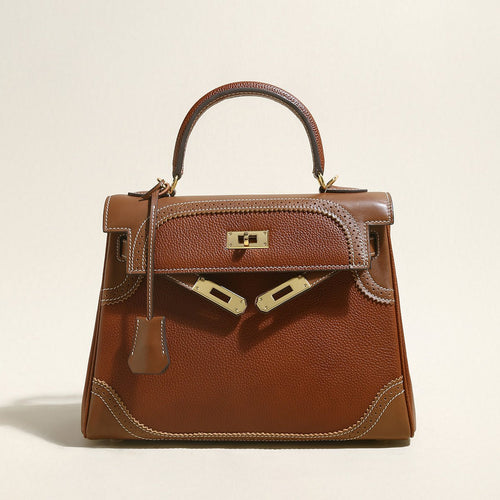 Los Altos Top Handle Leather Bag - 0cm