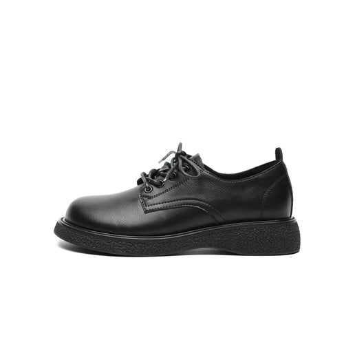 low cut black leather shoes all black 1